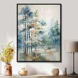 Pine Tree Enchanted Forest II - Floral Canvas Wall Art