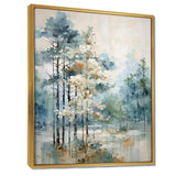 Pine Tree Enchanted Forest II - Floral Canvas Wall Art