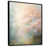 Pink Trees Romantic Impression I - Landscapes Canvas Wall Art