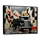Truck 53Ft Geometric Momentum I - Truck Canvas Wall Art