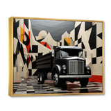 Truck 53Ft Geometric Momentum I - Truck Canvas Wall Art