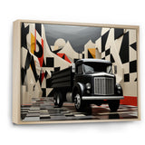 Truck 53Ft Geometric Momentum I - Truck Canvas Wall Art