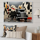 Truck 53Ft Geometric Momentum I - Truck Canvas Wall Art