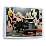 Truck 53Ft Geometric Momentum I - Truck Canvas Wall Art