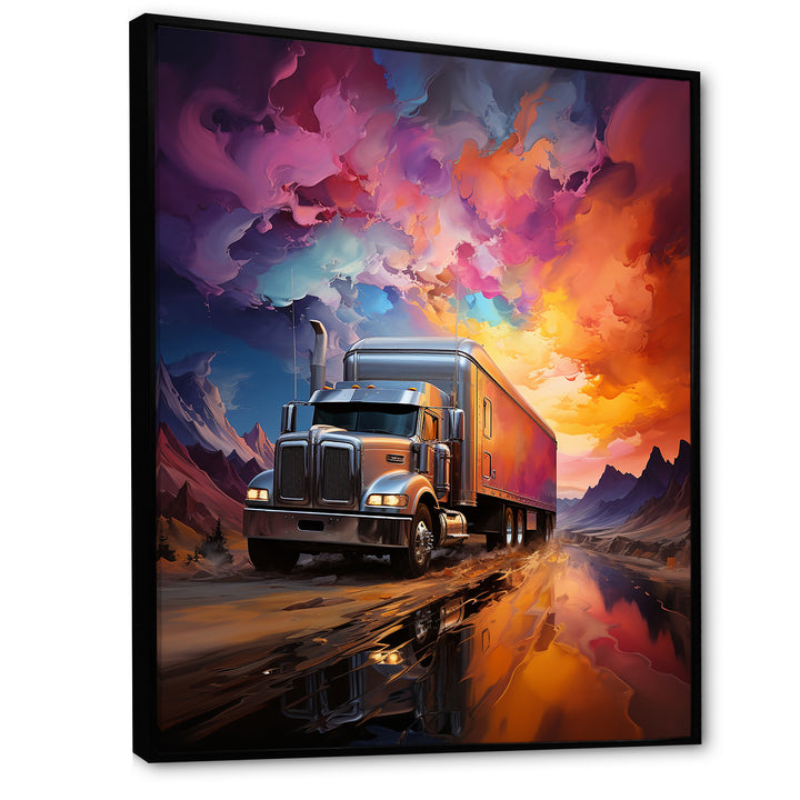 Truck 53Ft Sublime Landscapes I - Truck Canvas Wall Art