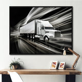 Truck 53Ft Translucent Rhythms I - Truck Canvas Wall Art
