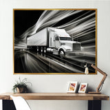 Truck 53Ft Translucent Rhythms I - Truck Canvas Wall Art