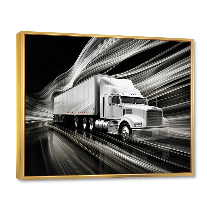Truck 53Ft Translucent Rhythms I - Truck Canvas Wall Art