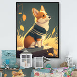 Cute Little Corgi Dog - Dog Wall Decor