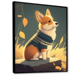 Cute Little Corgi Dog - Dog Wall Decor