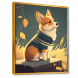 Cute Little Corgi Dog - Dog Wall Decor
