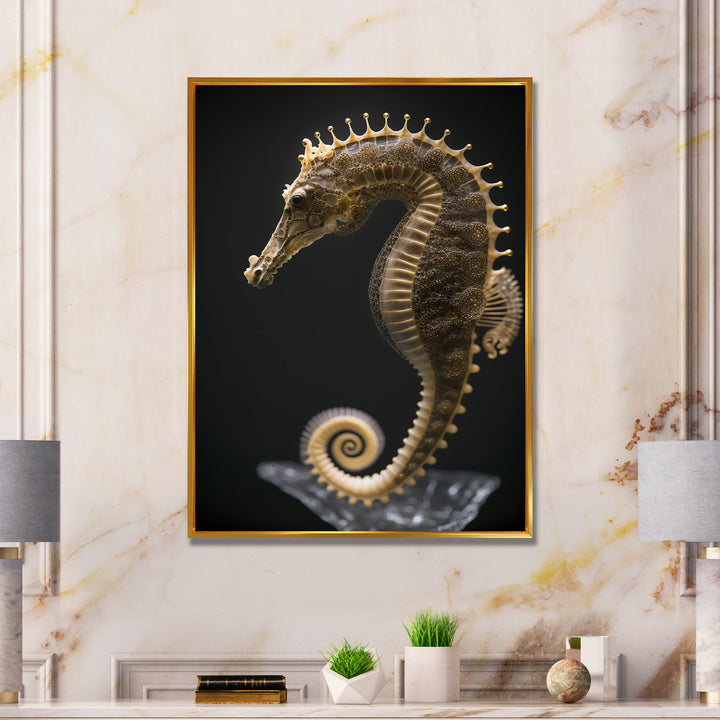 Gracious Deep Sea Seahorse - Seahorse Bedroom Wall Art