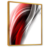 3D Pink Silver Vertical Lines Framed Canvas Vibrant Gold - 1.5" Thick