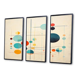 Syncronicities Midcentury Elegant Retro Art - Multi-Panels