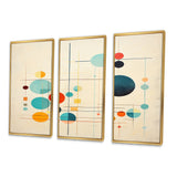 Syncronicities Midcentury Elegant Retro Art - Multi-Panels