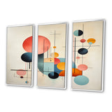 Syncronicities Midcentury Elegant Retro Art I - Multi-Panels