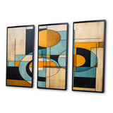 Serendipity Abstract Mid-Century Geometrics - Multi-Panels