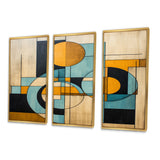 Serendipity Abstract Mid-Century Geometrics - Multi-Panels