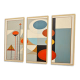 Serendipity Abstract Mid-Century Geometrics I - Multi-Panels