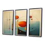 Serendipity Abstract Mid-Century Geometrics VI - Multi-Panels