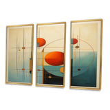 Serendipity Abstract Mid-Century Geometrics VI - Multi-Panels