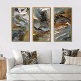 Autumn Jazz Abstract Expressionism - Split Panel Canvas Art