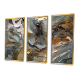 Autumn Jazz Abstract Expressionism - Split Panel Canvas Art