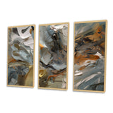 Autumn Jazz Abstract Expressionism - Split Panel Canvas Art