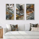 Autumn Jazz Abstract Expressionism - Split Panel Canvas Art