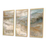 Serene Sensitivity In Gentle Retro Tones - Split Panel Canvas Art
