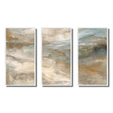 Serene Sensitivity In Gentle Retro Tones - Split Panel Canvas Art