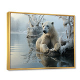White Polar Bear Nature Photography - Bear Bedroom Wall Art