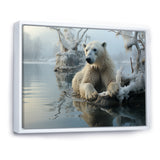 White Polar Bear Nature Photography - Bear Bedroom Wall Art
