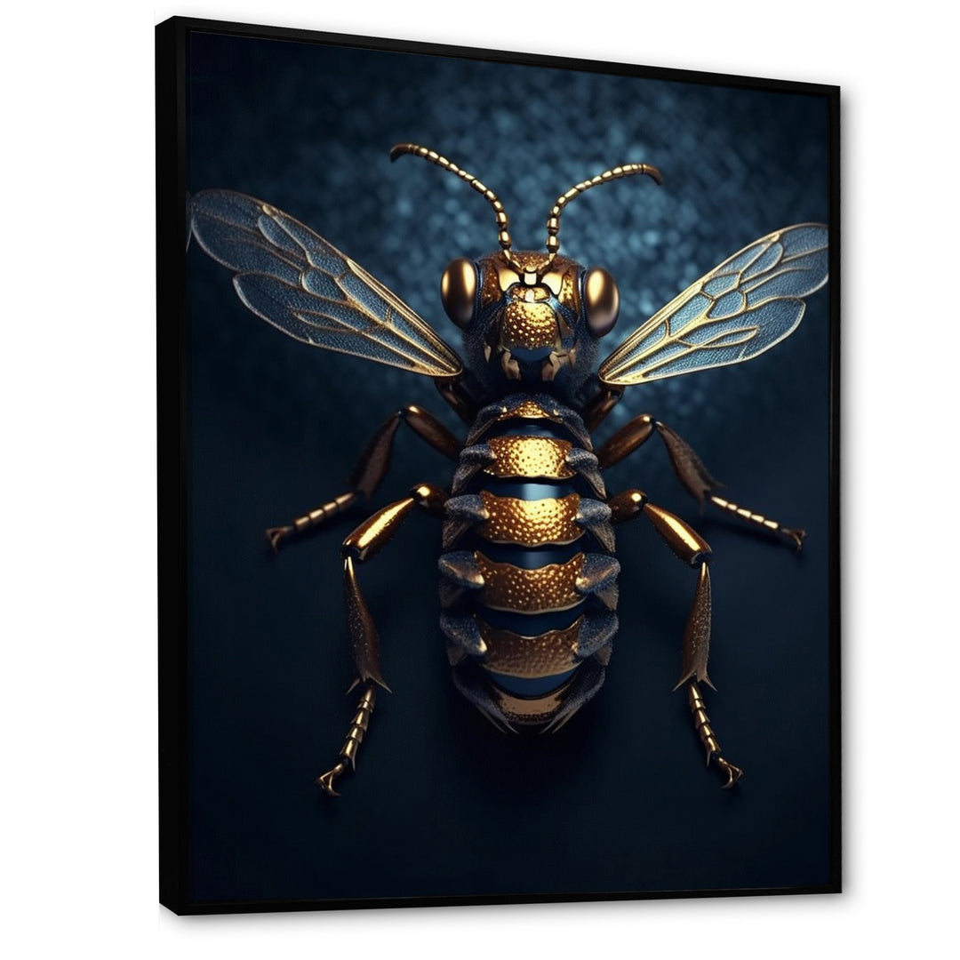 Mechanical Bumble Bee - Bee Canvas Wall Art