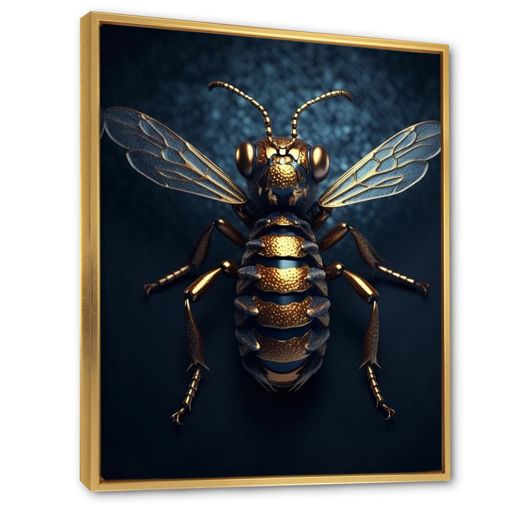Mechanical Bumble Bee - Bee Canvas Wall Art