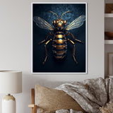 Mechanical Bumble Bee - Bee Canvas Wall Art