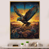Majestic Arcane Eagle - Eagle Framed Canvas Art