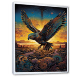 Majestic Arcane Eagle - Eagle Framed Canvas Art