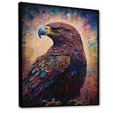 Majestic Eagle Gaze Illustration - Eagle Bedroom Wall Art