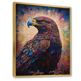 Majestic Eagle Gaze Illustration - Eagle Bedroom Wall Art