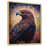 Majestic Eagle Gaze Illustration - Eagle Bedroom Wall Art