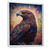Majestic Eagle Gaze Illustration - Eagle Bedroom Wall Art