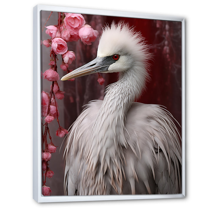 Majestic White Bird Nature Photography - Bird Living Room Wall Art