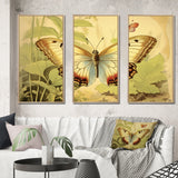 Vintage Illustration Of Elegant Butterfly II - Multi-Panels