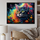 Portrait Of A Beautiful Gracious Cat - Cat Large Canvas Wall Art