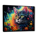 Portrait Of A Beautiful Gracious Cat - Cat Large Canvas Wall Art