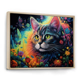 Portrait Of A Beautiful Gracious Cat - Cat Large Canvas Wall Art