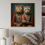 Cats In Retro Fashion - Cat Wall Art Prints