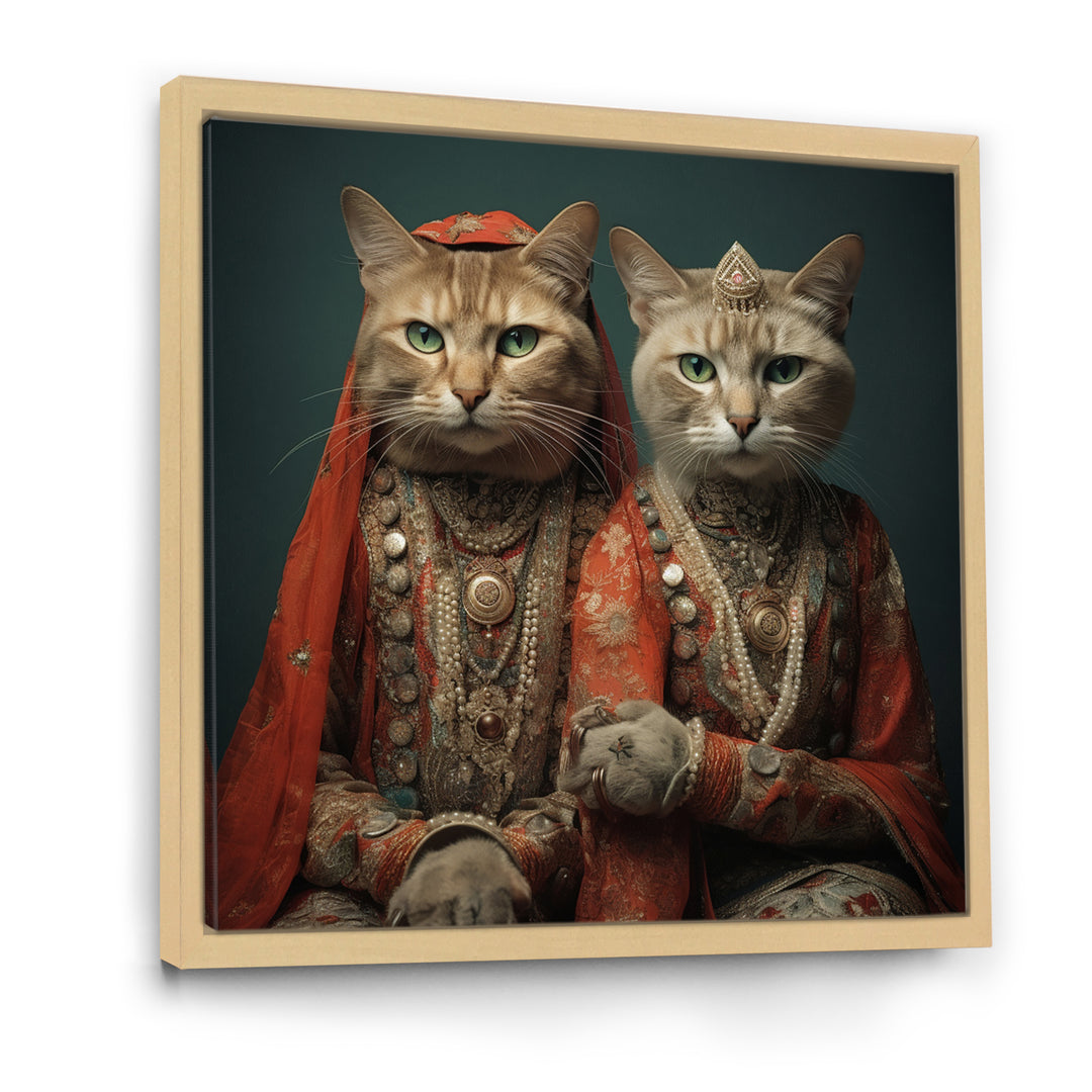 Cats In Retro Fashion - Cat Wall Art Prints