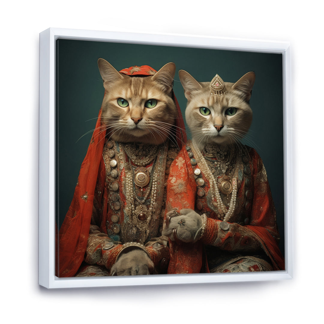 Cats In Retro Fashion - Cat Wall Art Prints